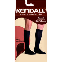 MEIA MASC ALTA COMPR MARROM - G