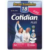 FRALDA COTIDIAN PLUS MEGA C/18 - M