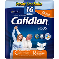 FRALDA COTIDIAN PLUS MEGA C/16 - G