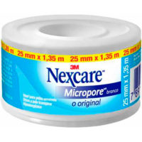 FITA MICROPORE NEXCARE BRANCA 25MMX1,35M