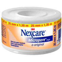 FITA MICROPORE NEXCARE BEGE 25MMX1,35M