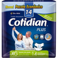 FRALDA COTIDIAN PLUS MEGA C/14 - XG