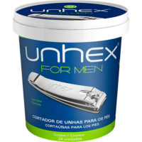 CORTADOR UNHA PES UNHEX POTE C/24