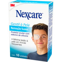 PROTETOR OCULAR NEXCARE REMOCAO SUAVE ADULTO C/10