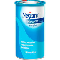 FITA MICROPORE NEXCARE BRANCA 100MMX4,5M