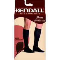 MEIA MASC ALTA COMPR MARROM - M