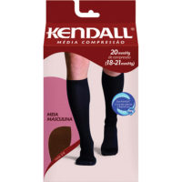 MEIA MASC MED COMPR MARROM - G