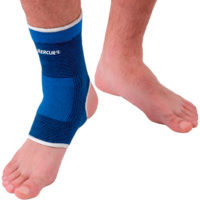 TORNOZELEIRA ELASTICA AZUL - G