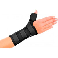 ORTESE PUNHO TALA POLEGAR PRETA DIR - G