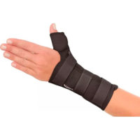 ORTESE PUNHO TALA POLEGAR PRETA ESQ - G