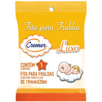 FITA FRALDA CREMER BRANCA C/20